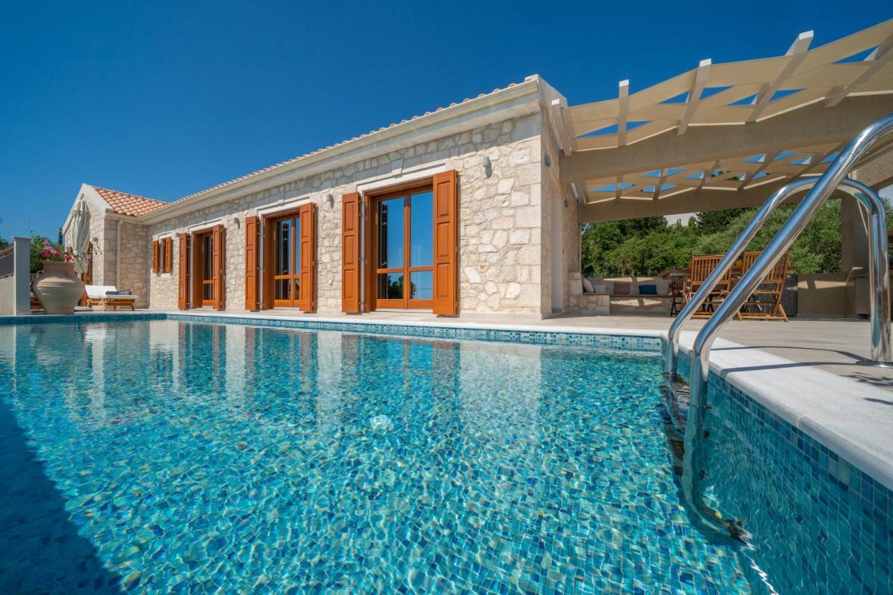 Khalikerí Pitharia Luxury Villa With Amazing Sea Views المظهر الخارجي الصورة